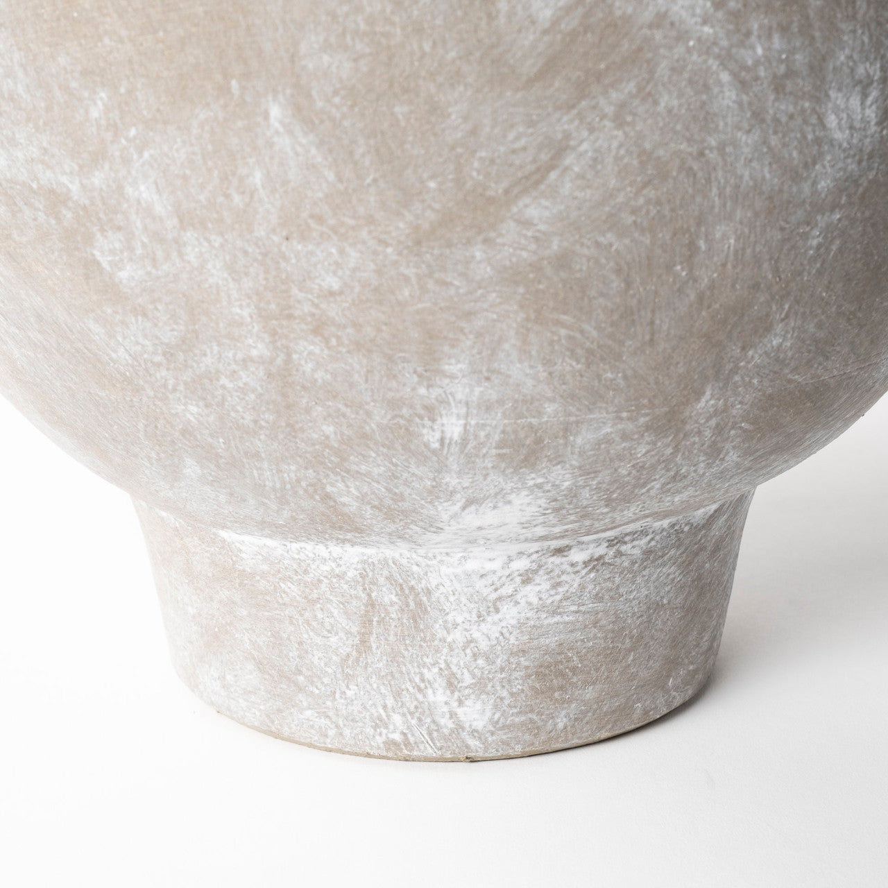 Deya Large Rustic Brown Ceramic Vase
