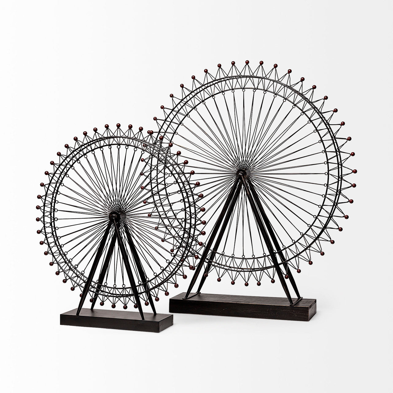 London Eye 3L x 25W Black Metal London Eye Replica