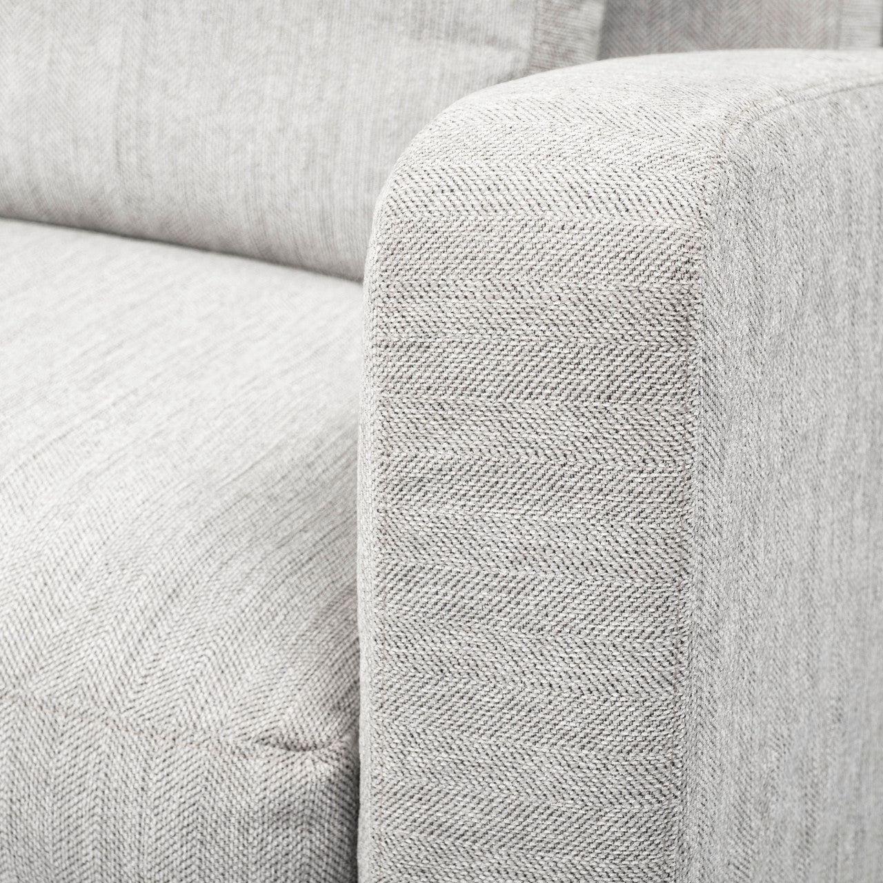 Denly II 92.5 X 38.25 X 34.5 Frost Gray Slipcover Three Seater Sofa