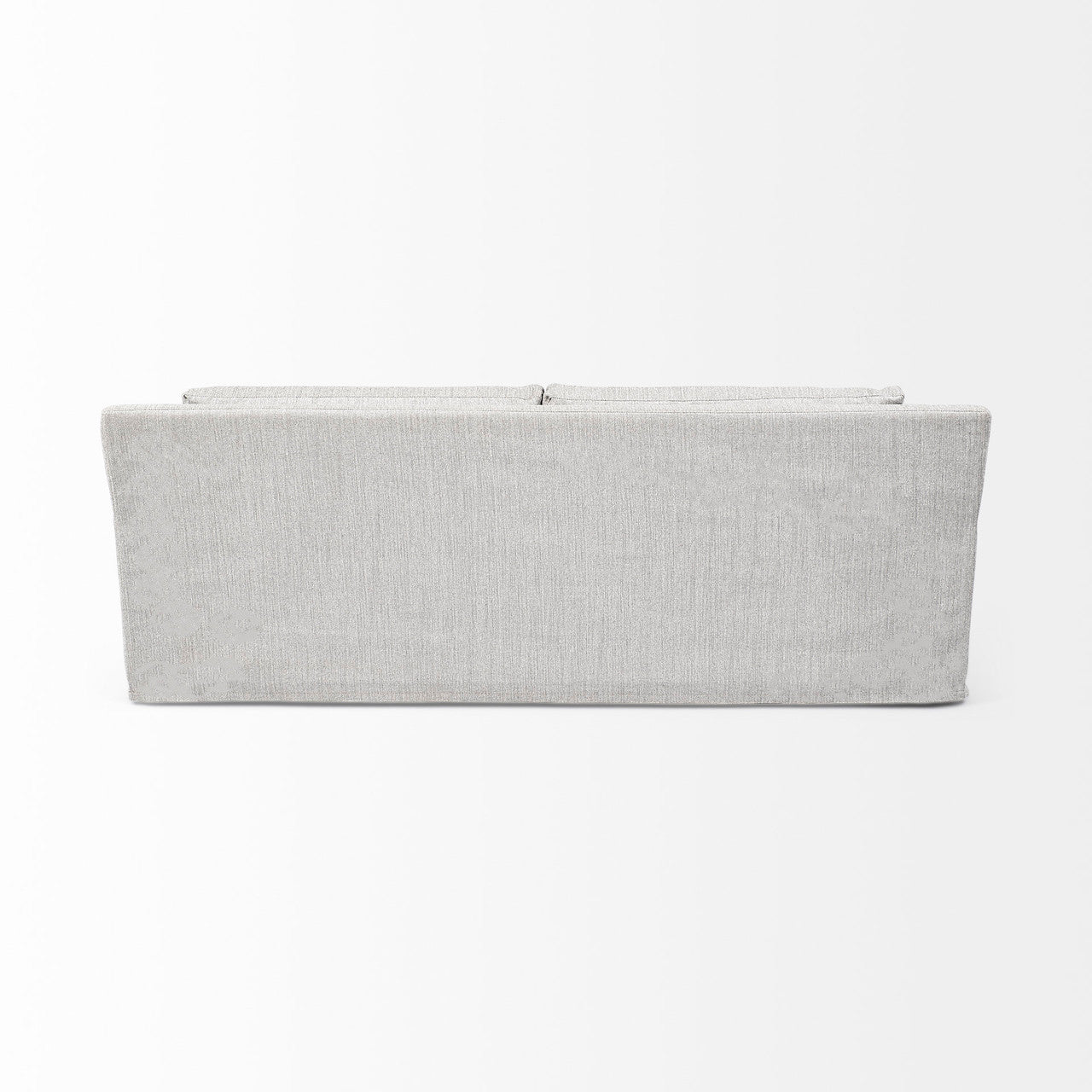 Denly II 92.5 X 38.25 X 34.5 Frost Gray Slipcover Three Seater Sofa