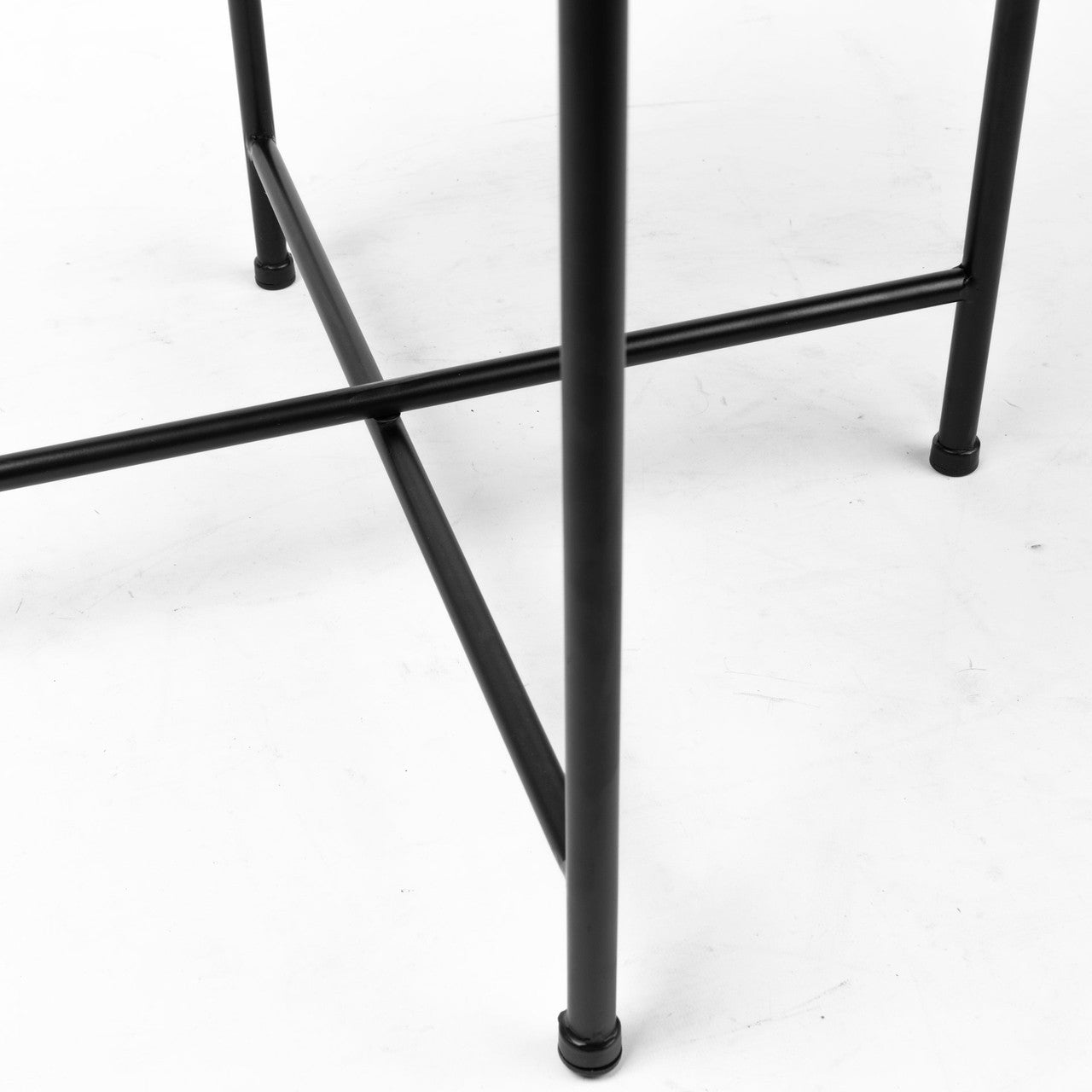 Samantha (Small) Black Mirror Top  Accent Table
