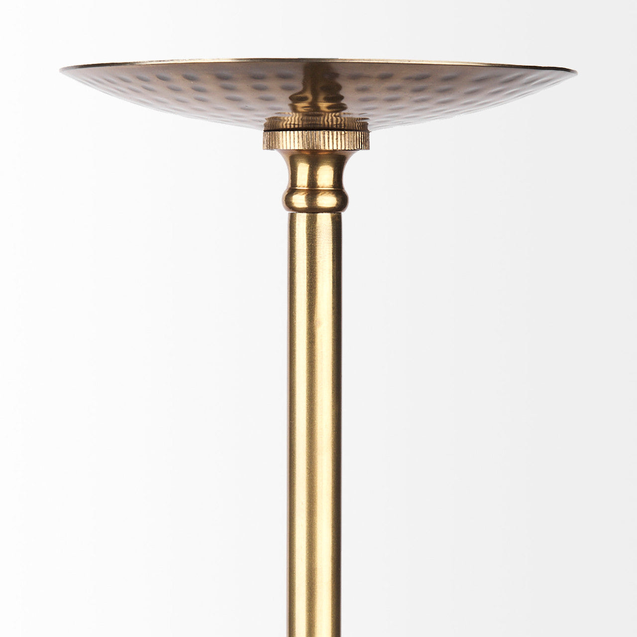 Garnet 13L x 13W Gold Hammered Metal Pendant Light
