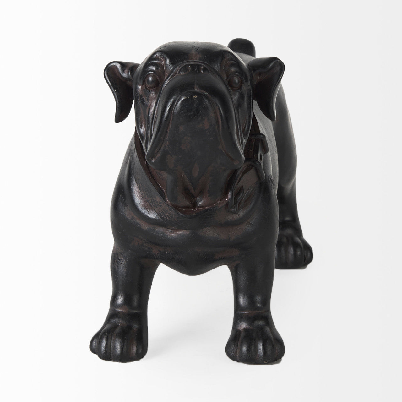 Hugo 5L x 13W Black Resin Bulldog