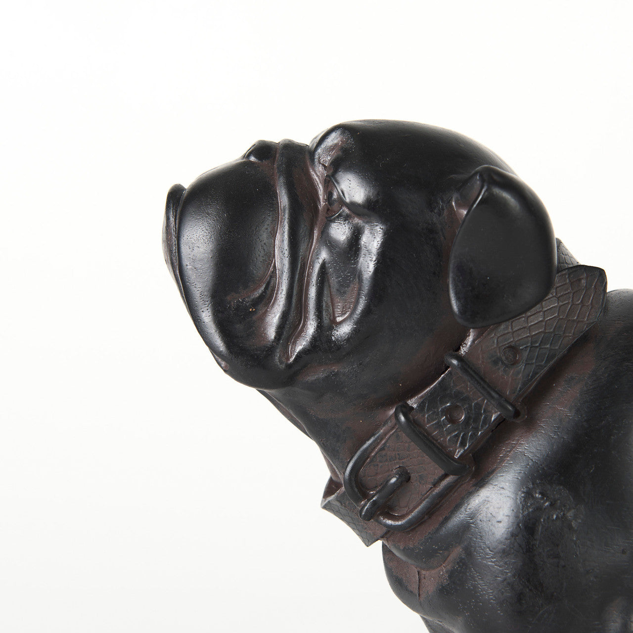 Hugo 5L x 13W Black Resin Bulldog