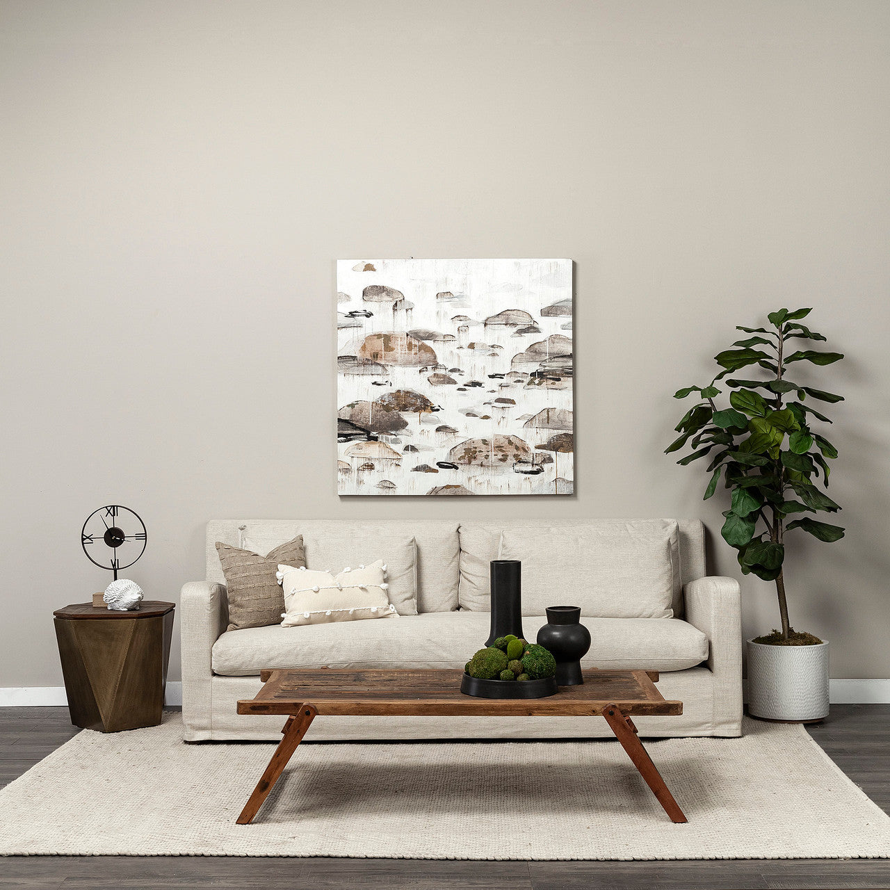 Denly II 92.5 X 38.25 X 34.5  Beige Slipcover Three Seater Sofa