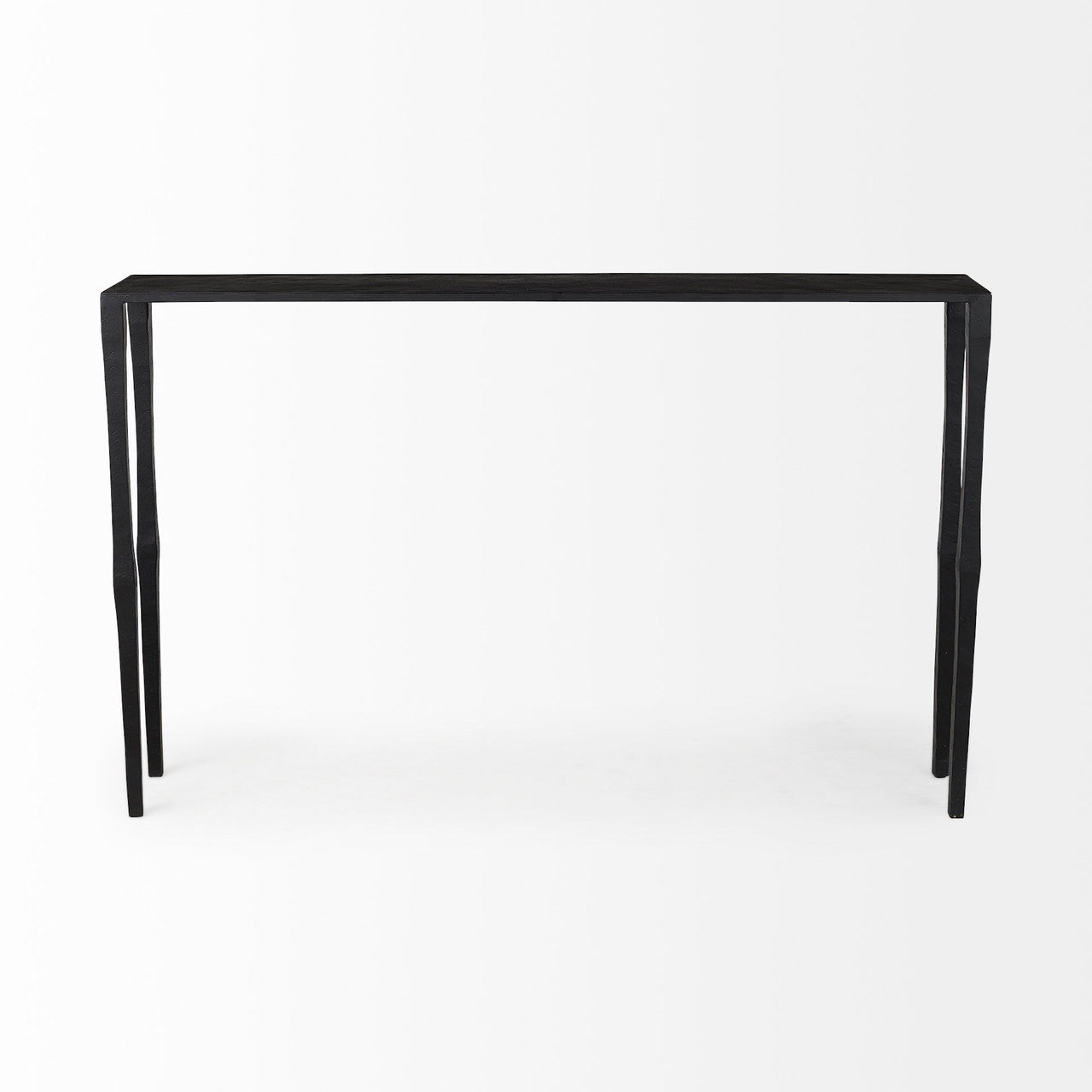 Timothy  48.0 X 8.0 X 30.0 Ebony Black Iron Console Table