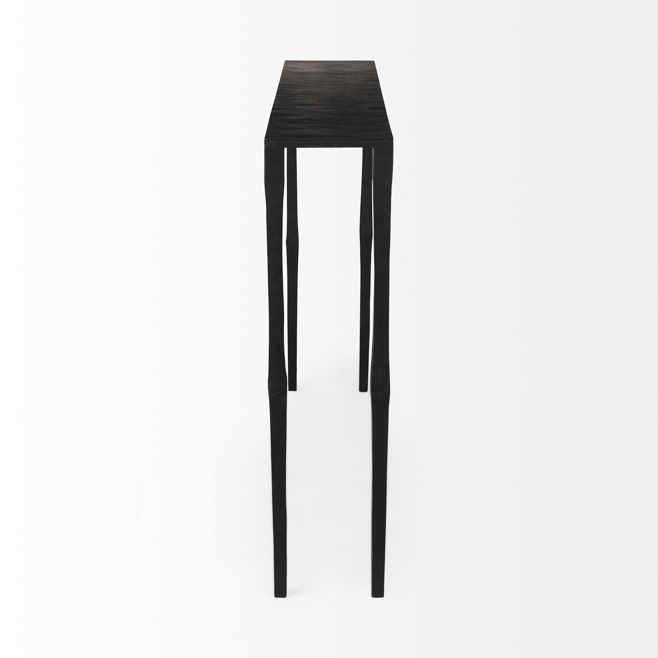 Timothy  48.0 X 8.0 X 30.0 Ebony Black Iron Console Table