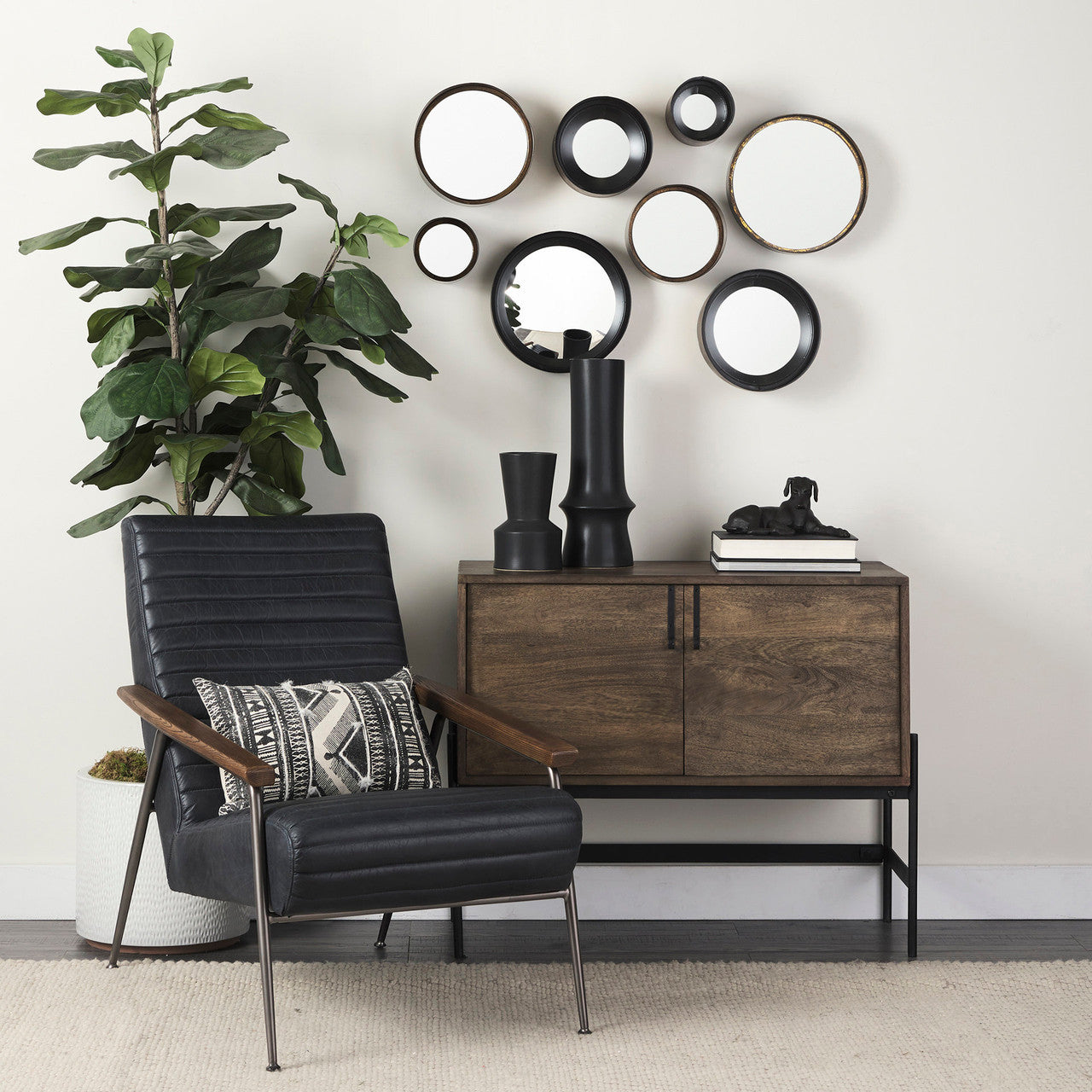 Czar 11L x 7W Black Metal Labrador Retriever