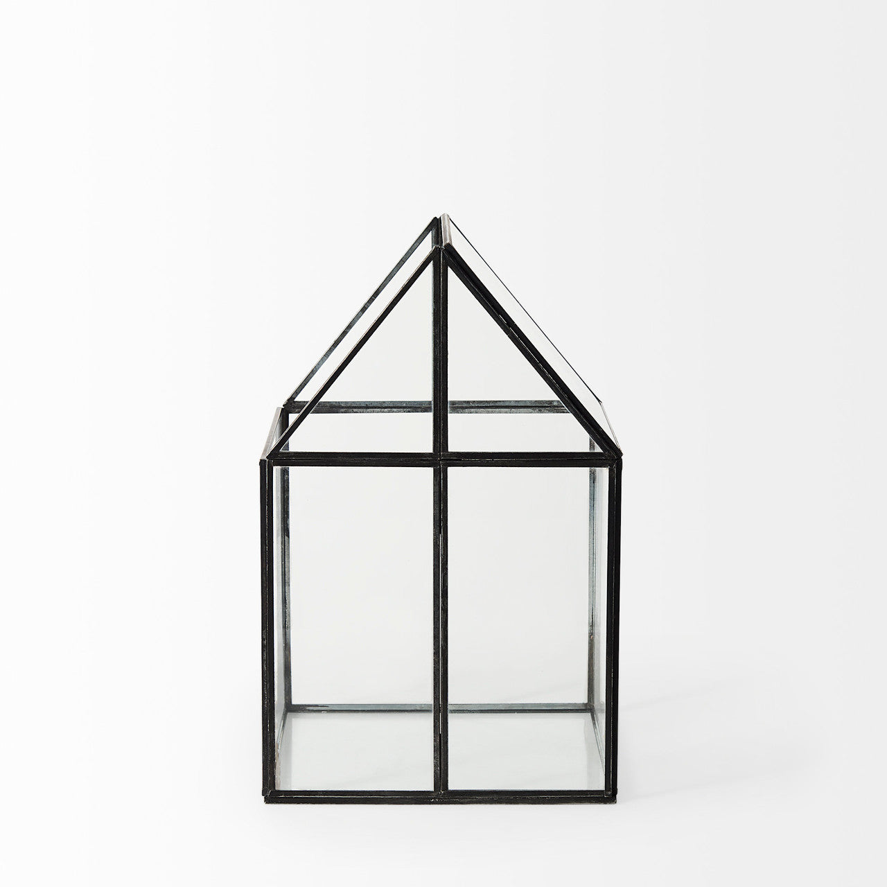 Sikes (Medium) 8L x 8W x 13H Hut Terrarium W/Glass Base