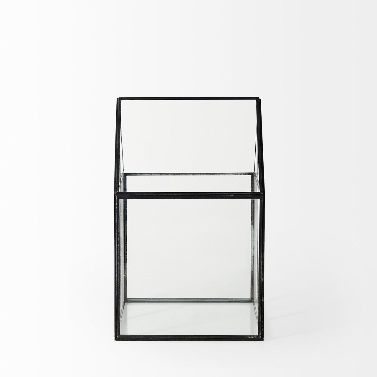 Sikes (Medium) 8L x 8W x 13H Hut Terrarium W/Glass Base