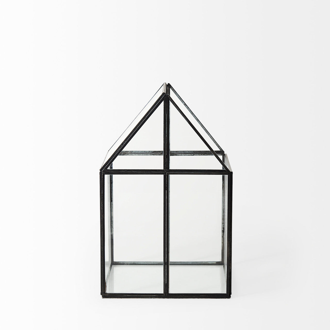 Sikes (Medium) 8L x 8W x 13H Hut Terrarium W/Glass Base