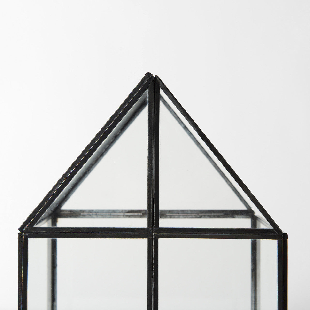 Sikes (Medium) 8L x 8W x 13H Hut Terrarium W/Glass Base