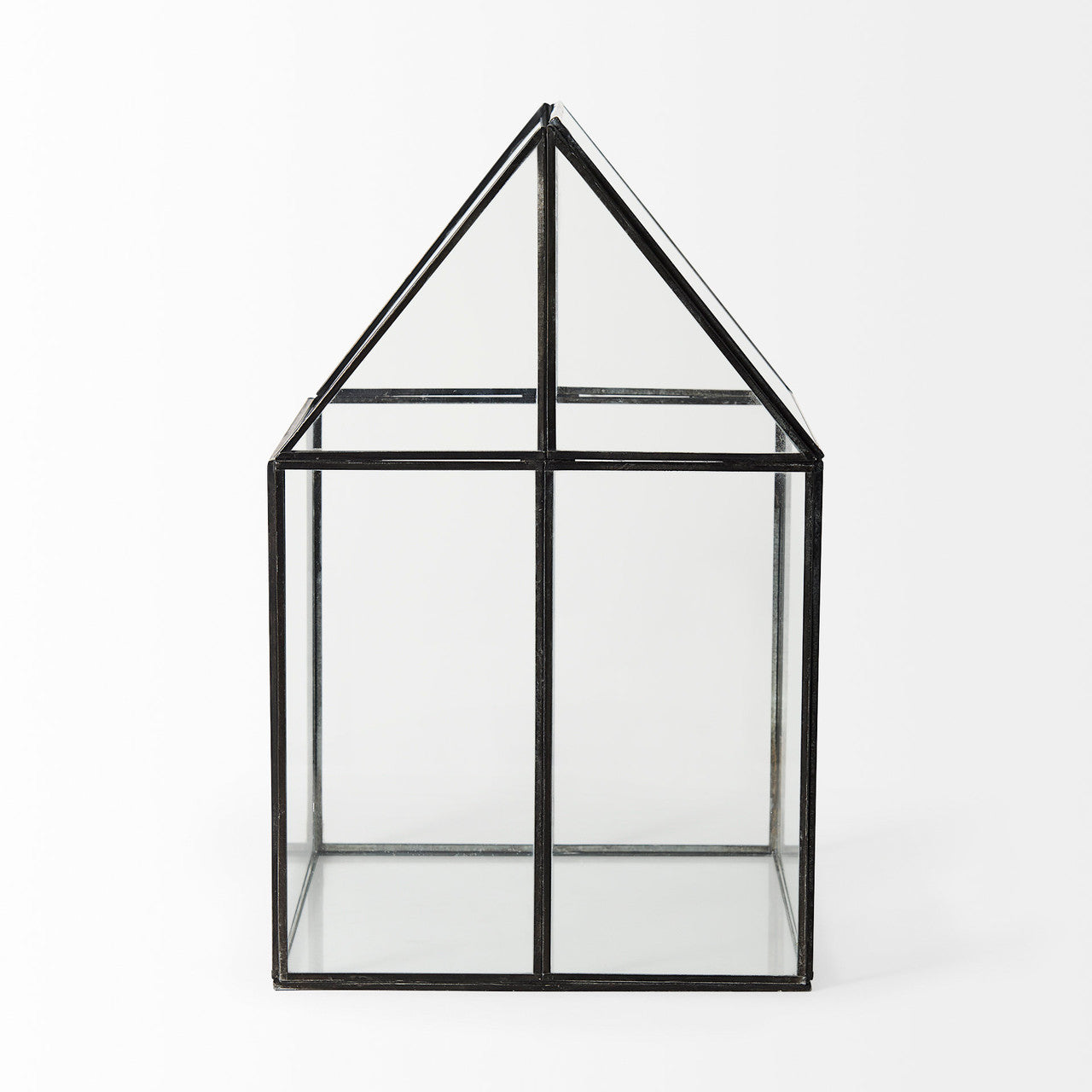 Sikes (Large) 10L x 10W x 16H Hut Terrarium W/Glass Base