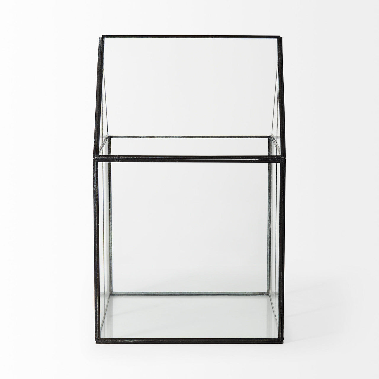Sikes (Large) 10L x 10W x 16H Hut Terrarium W/Glass Base