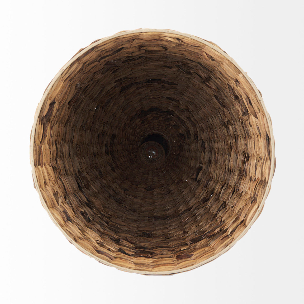 Campanile 16.0L x 16.0W x 27.0H Brown Whicker Pendant Light