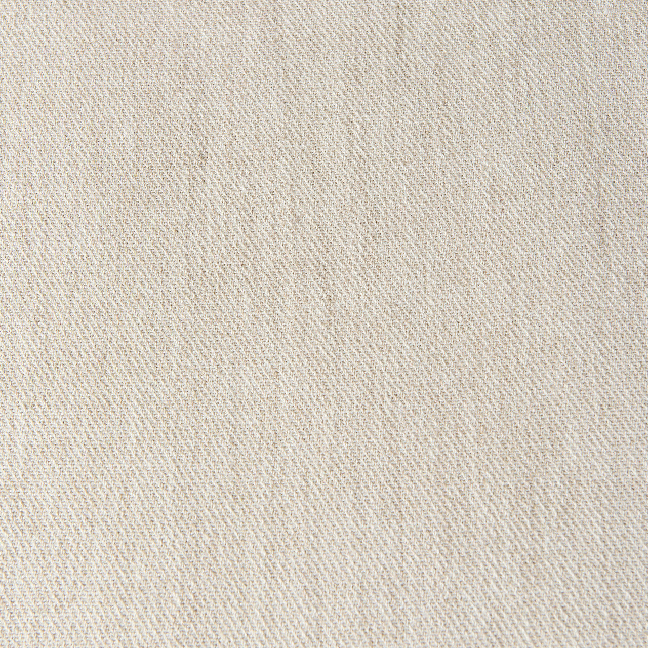 Clara Light Brown Wood W/ Cream Fabric Seat and Cane Back Armless Dining Chair