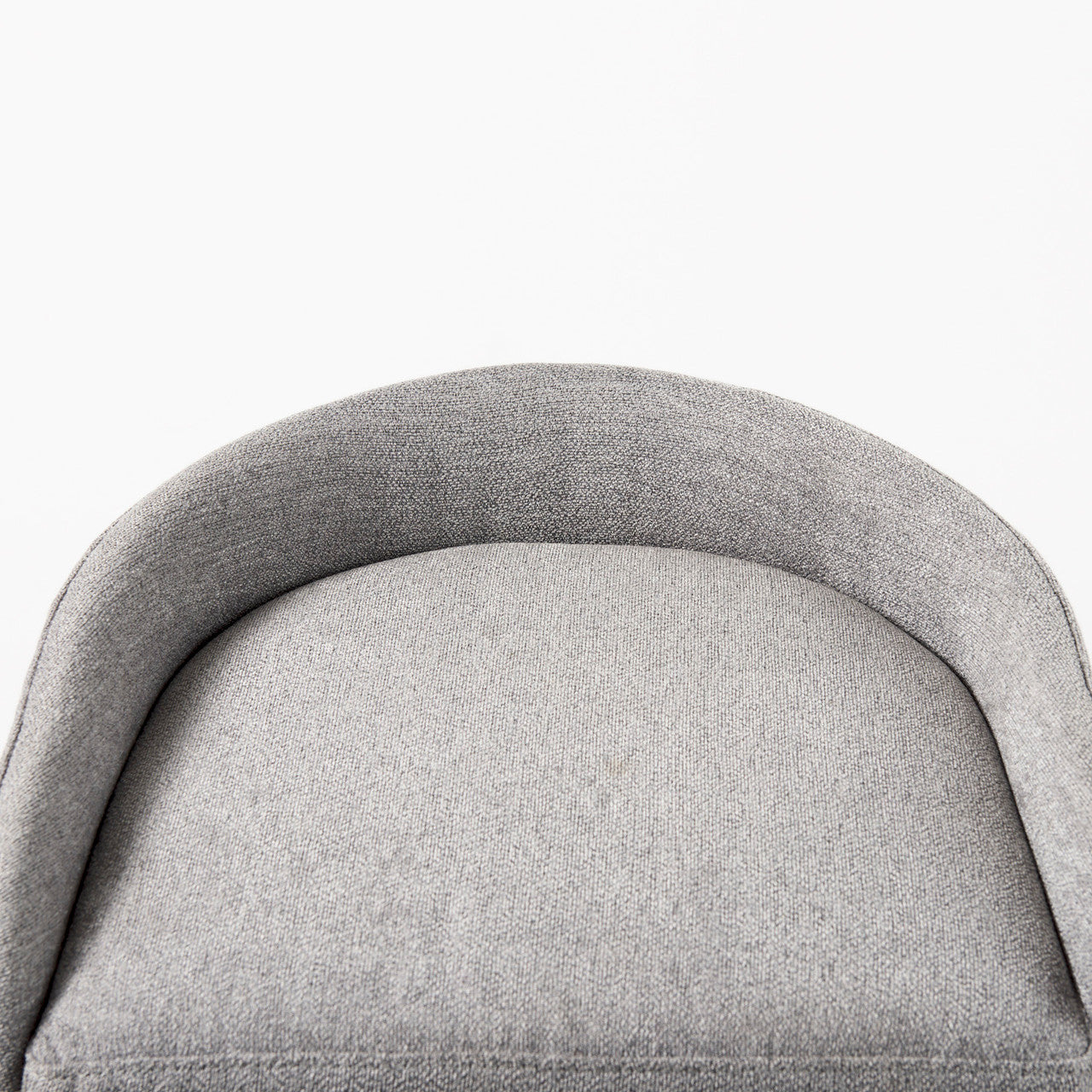 Hollyfield II Gray Fabric Seat W/ Gray Metal Base Counter Stool