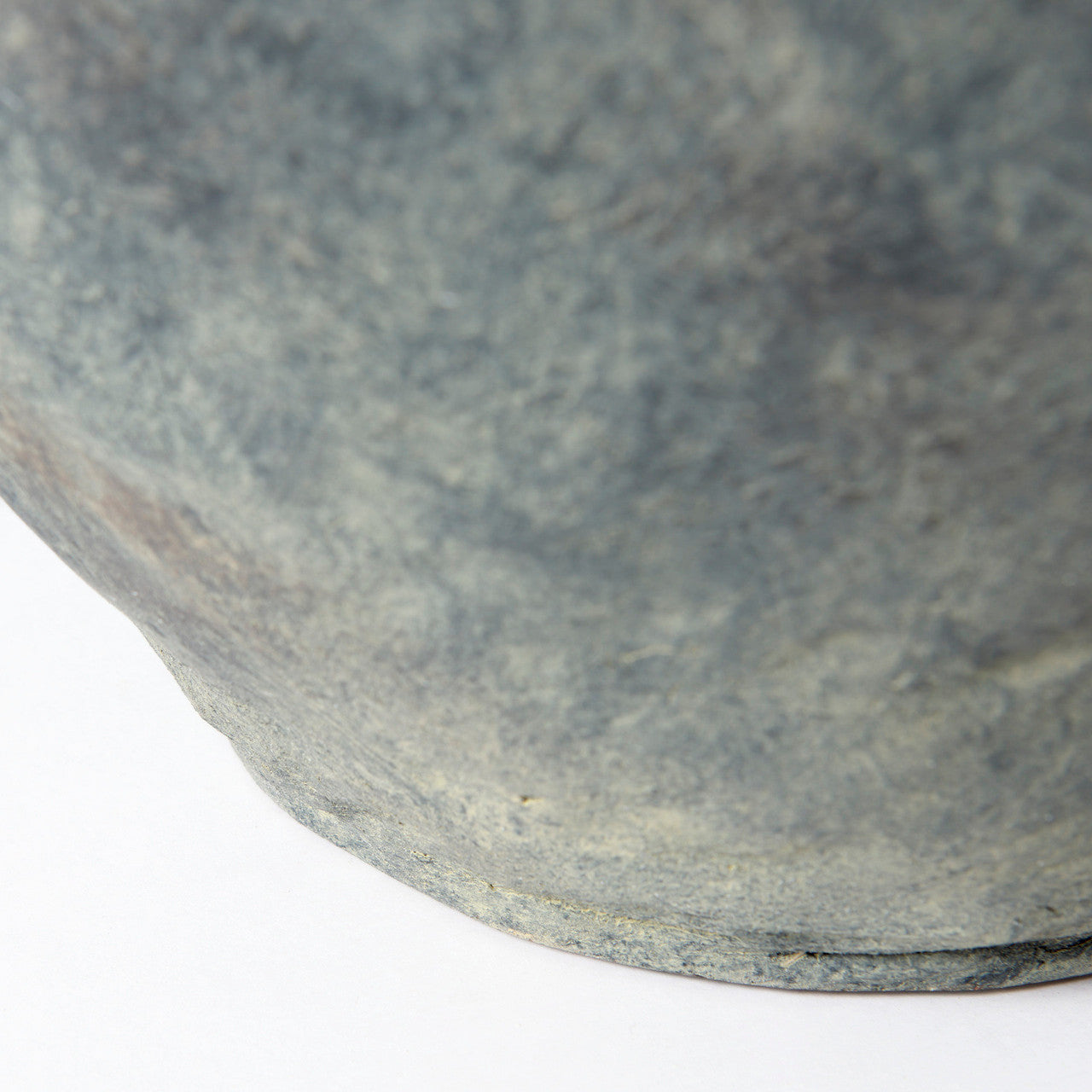 Gobi 20L x 23H Small Gray Ceramic Oval Vase