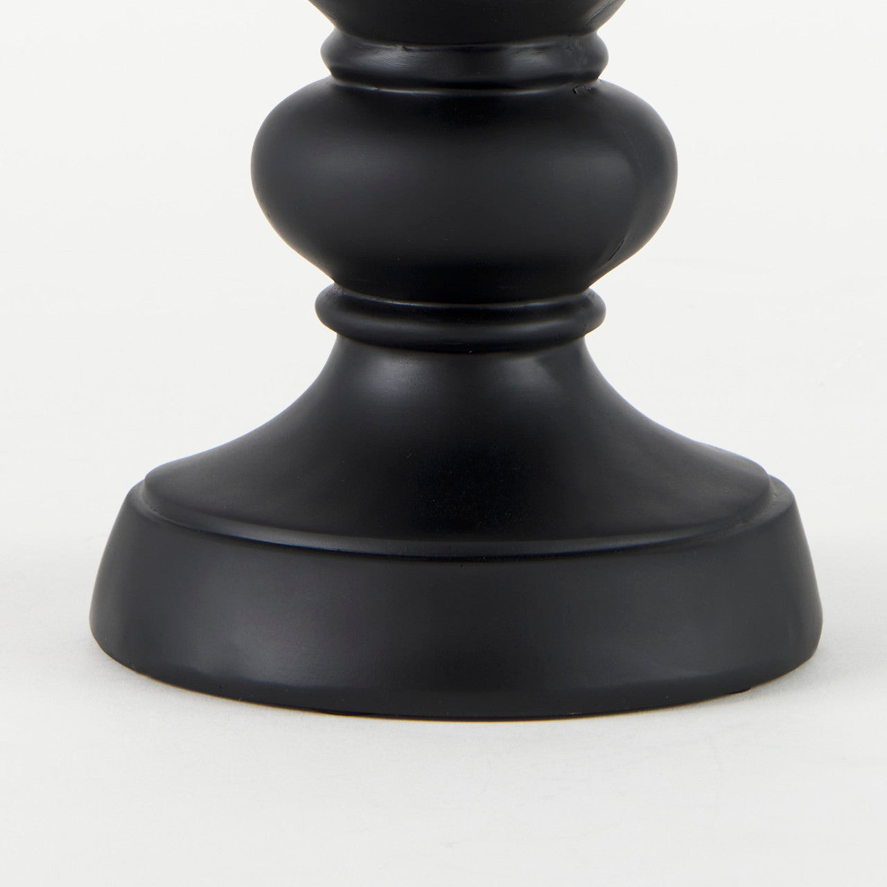 Mozart 8.2L x 6.0W x 22.5H Black Painted Resin Deer Bust