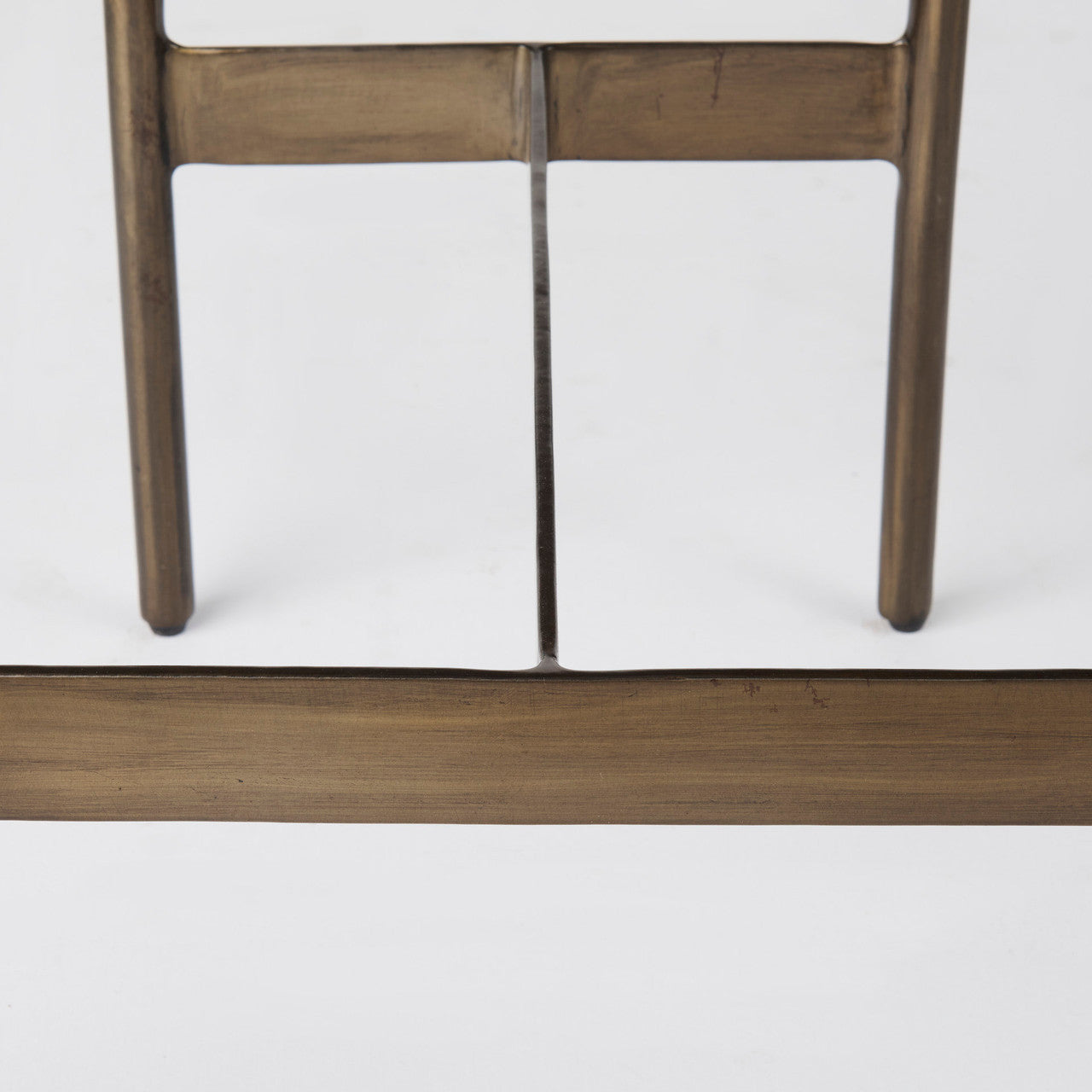 Millie 16.75 X 17.75 X 26.25 Hair-on-hide Seat W/ Gold Metal Frame Counter Stool