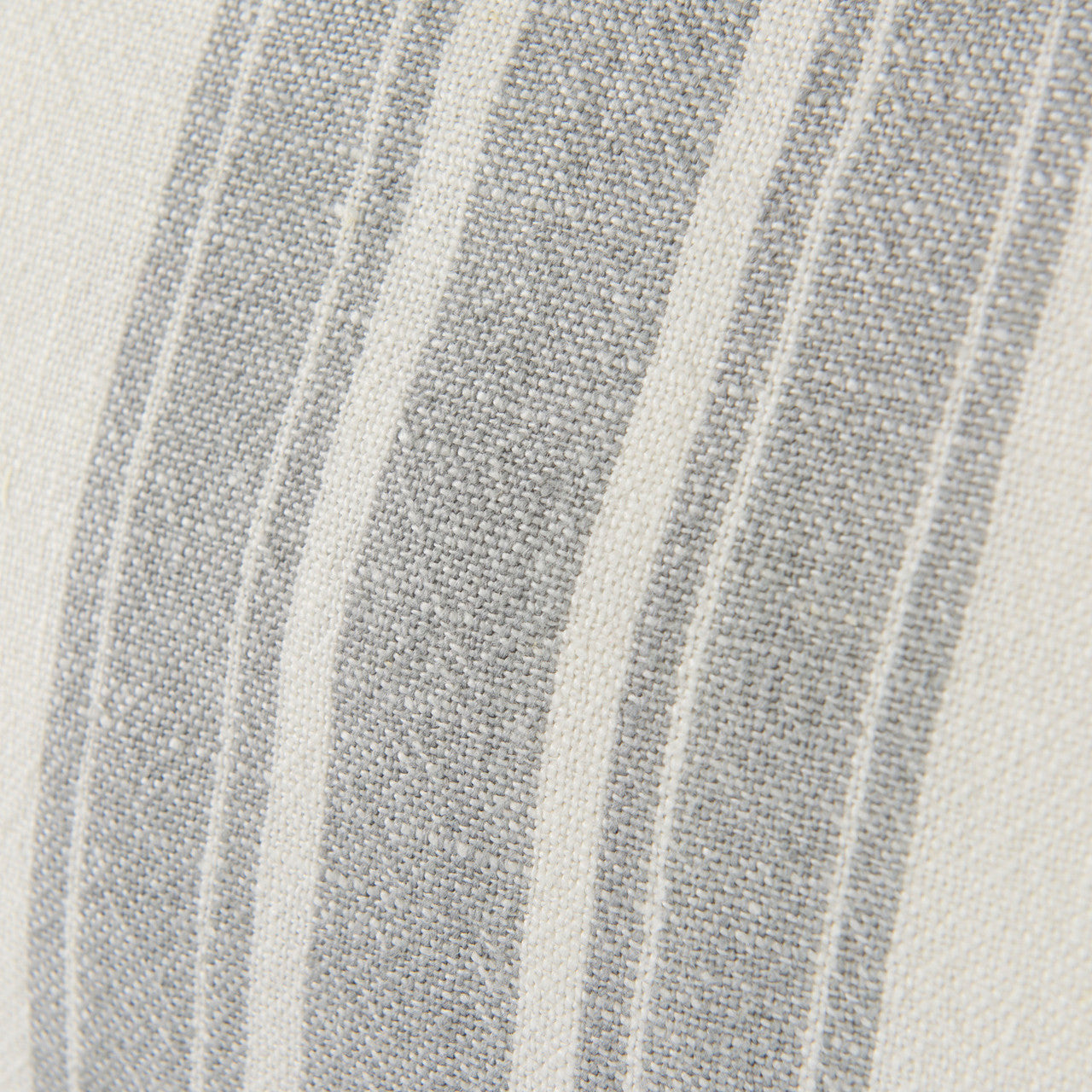 Patrice 22 x 22 Cream With Gray Stripes Decorative Pillow Cover