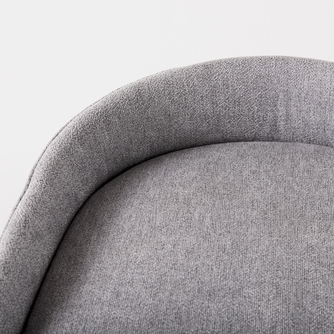 Hollyfield II Gray Fabric Seat W/ Gray Metal Base Bar Stool