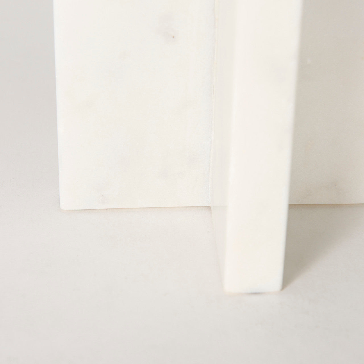 Sophia 5.5"L x 3.5"W x 10.5"H Marble Candle Holder Large