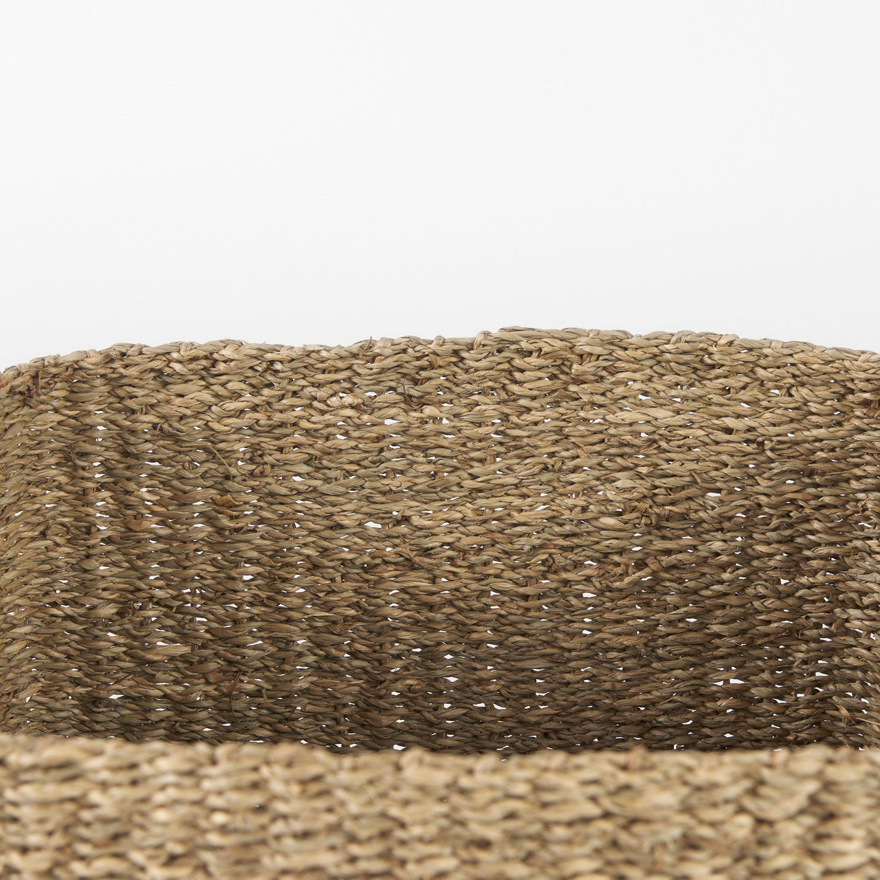 Copenhagen 15.7L x 15.7W x 15.7H (Set of 3) Medium Brown Square Twisted Seagrass Square Basket