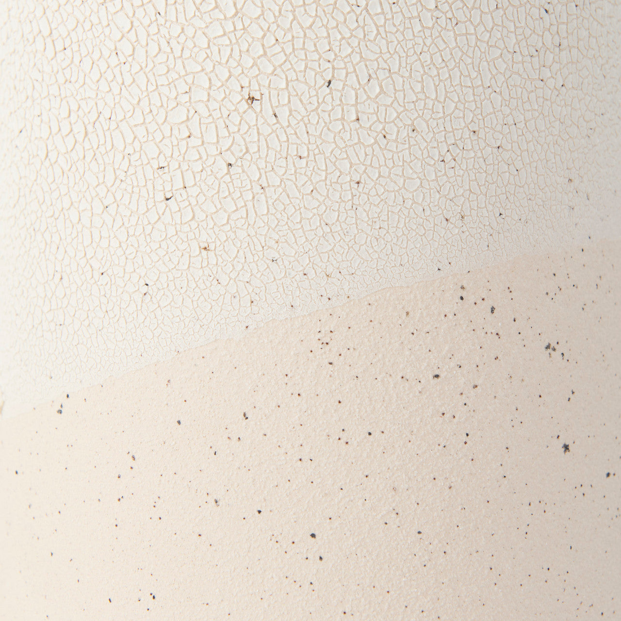 Salar 4.5L x 4.5W x 11.0H Cream Gourd Style Crackled Ceramic Vase