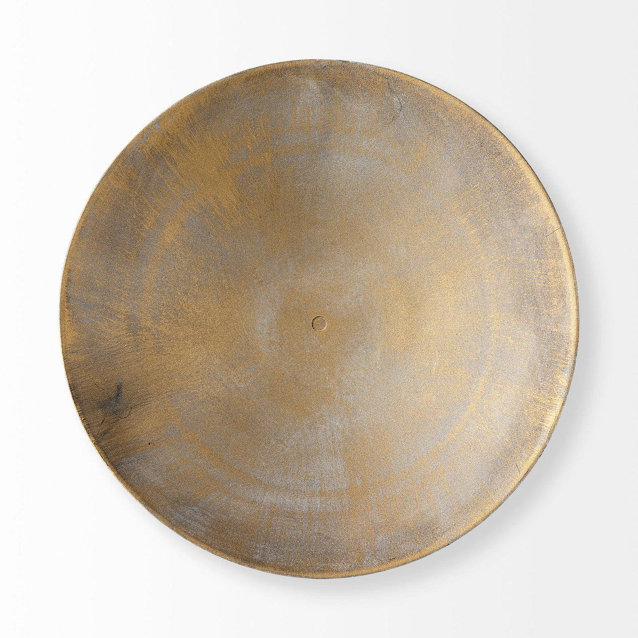 Chadwick II 13L x 13W Gold Metal Webbed Feet Bowl