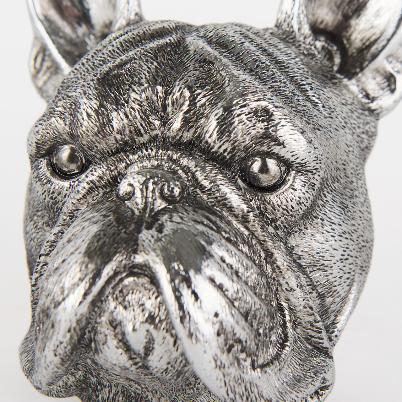 Bruno (Set of 2) 5L x 5W Silver American Bulldog Bookends