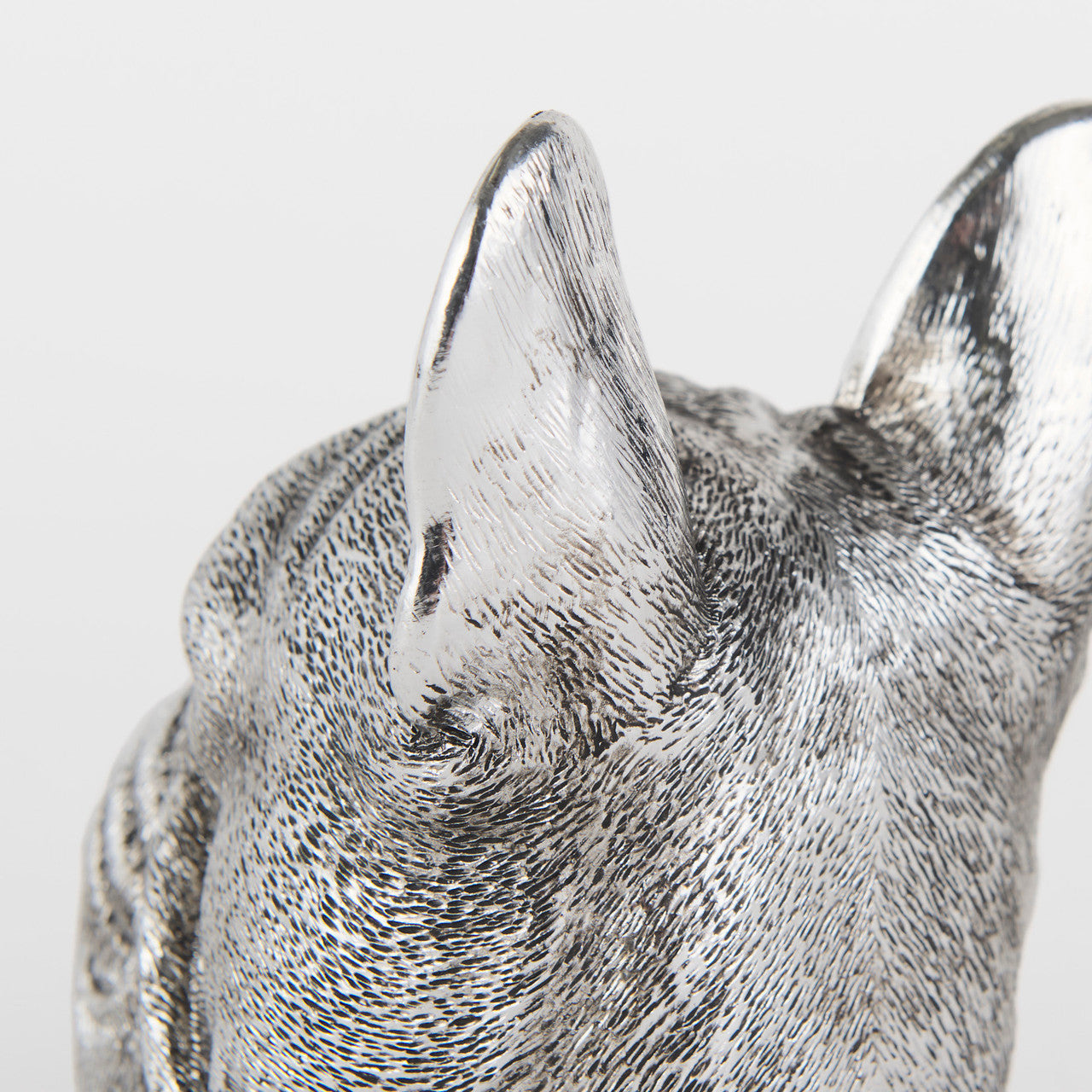 Bruno (Set of 2) 5L x 5W Silver American Bulldog Bookends