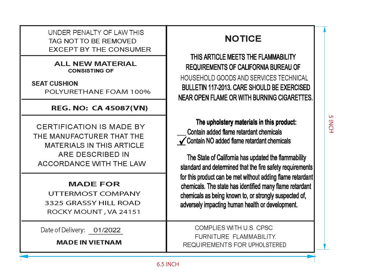 Uttermost Bramwell Gray Dining Chair