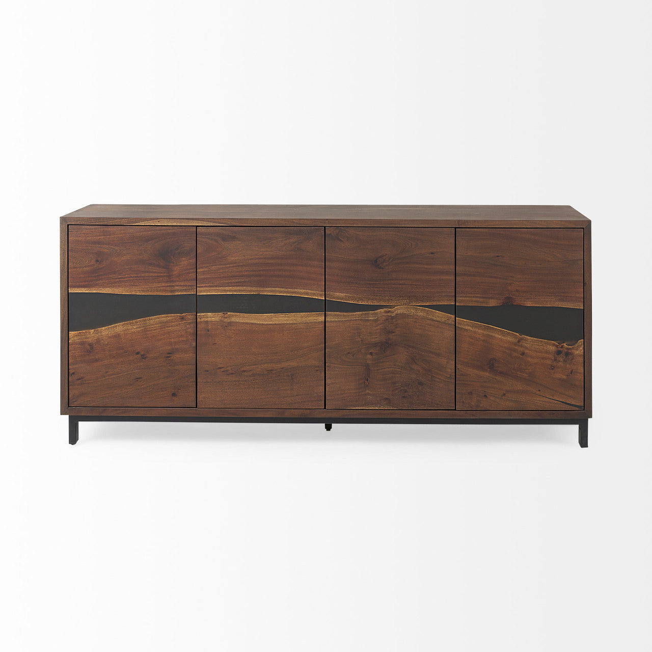Hemlock 69L x 18W x 30H Brown Wood Sideboard