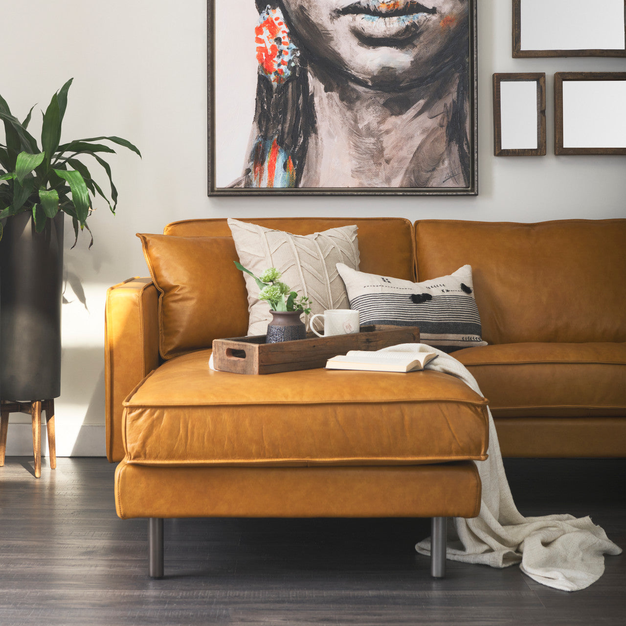 Vernon (Small) 24L x 7W Brown Reclaimed Wood Tray