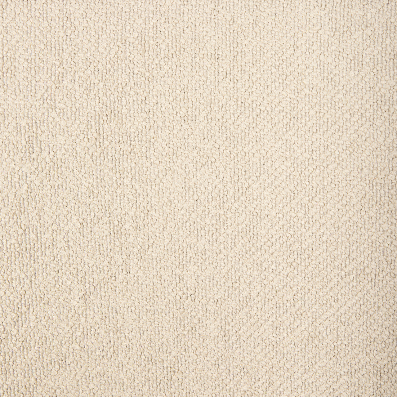 Westan Cream Boucle Fabric W/Light Brown Wood Accent Chair