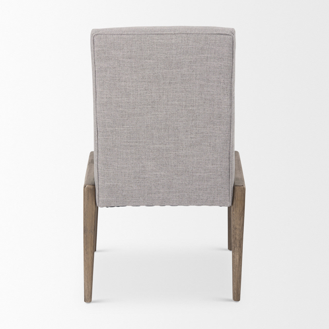 Palisades Gray Upholstery w/ Solid Wood Armless Dining Chair