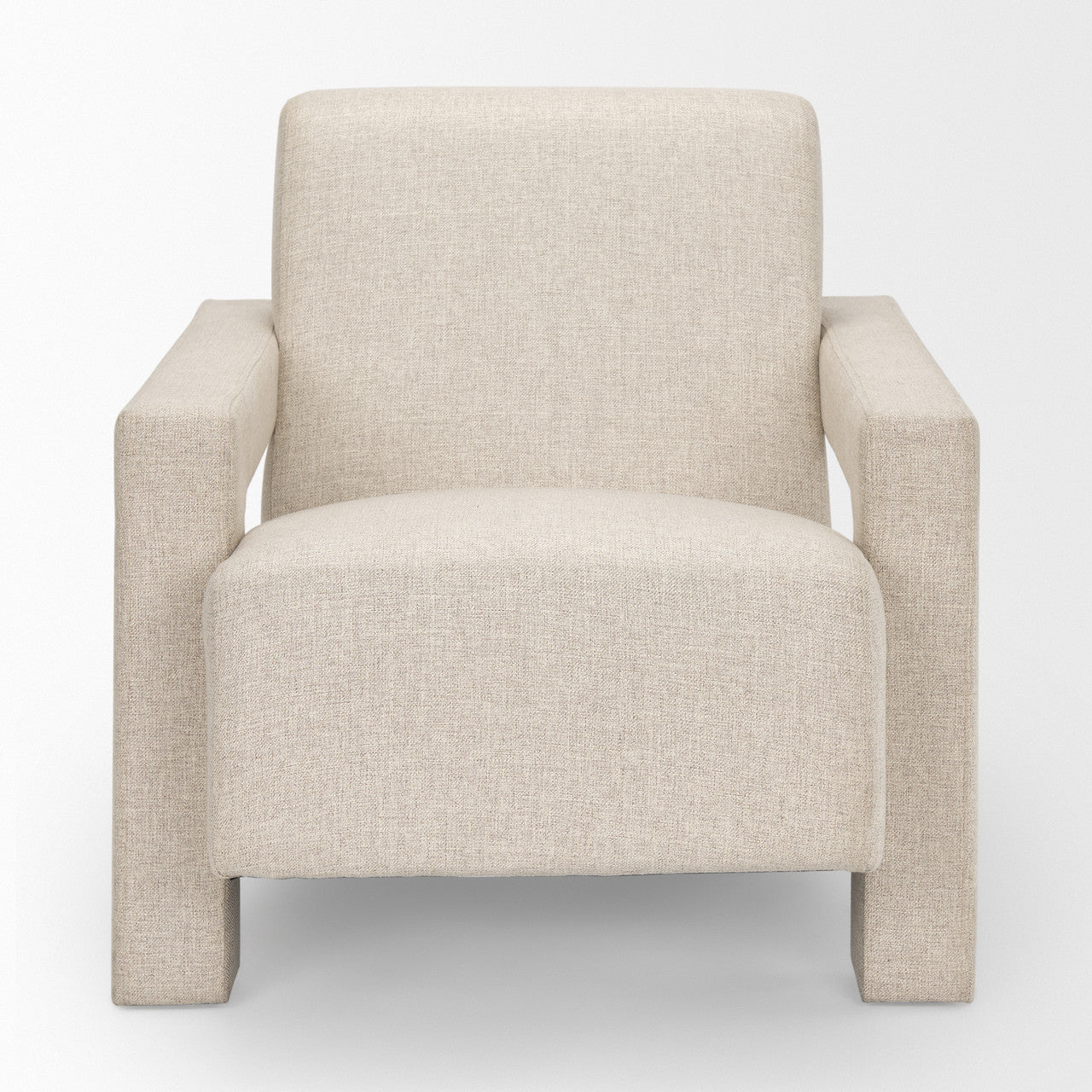 Sovereign Oatmeal Fully Upholstered Accent Chair
