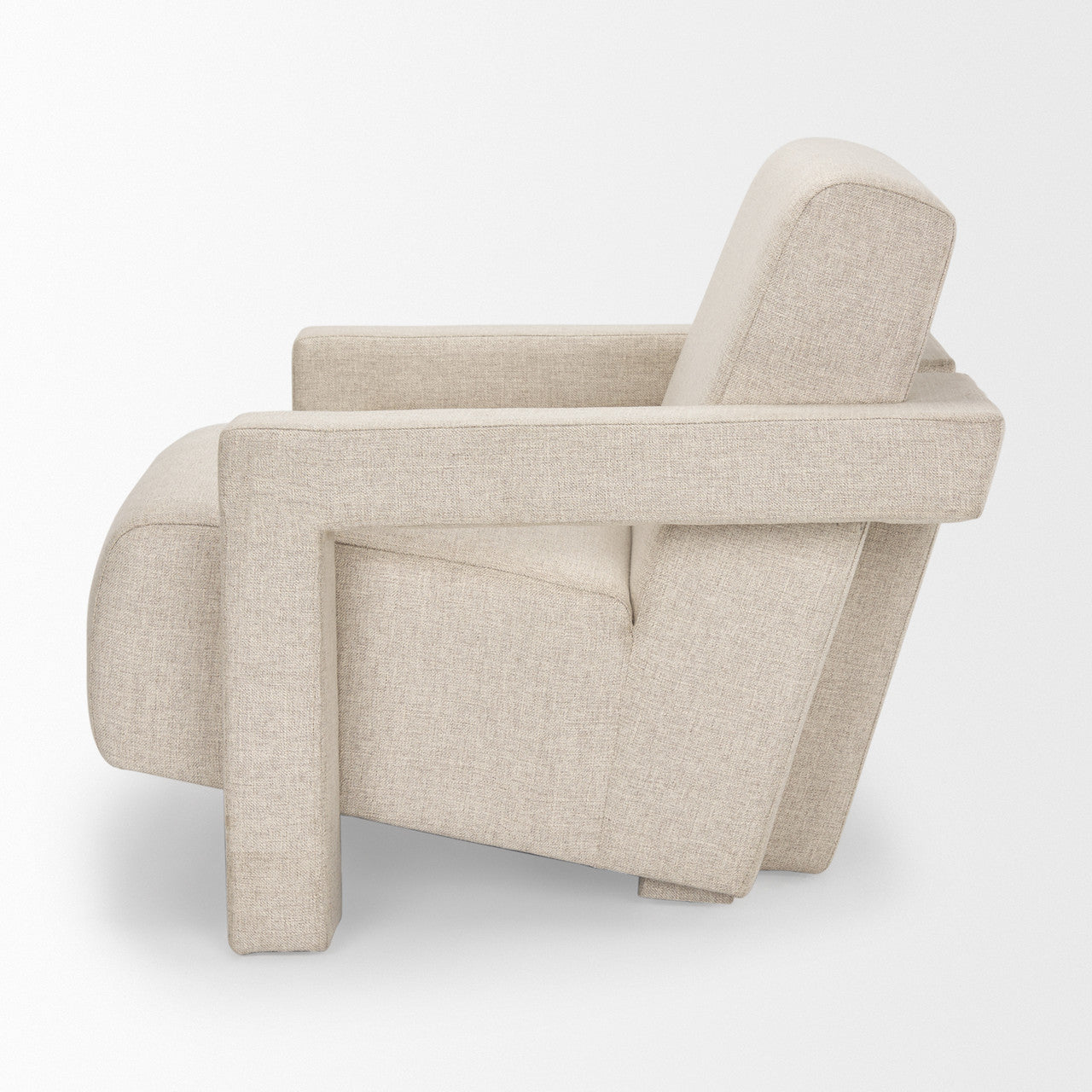 Sovereign Oatmeal Fully Upholstered Accent Chair