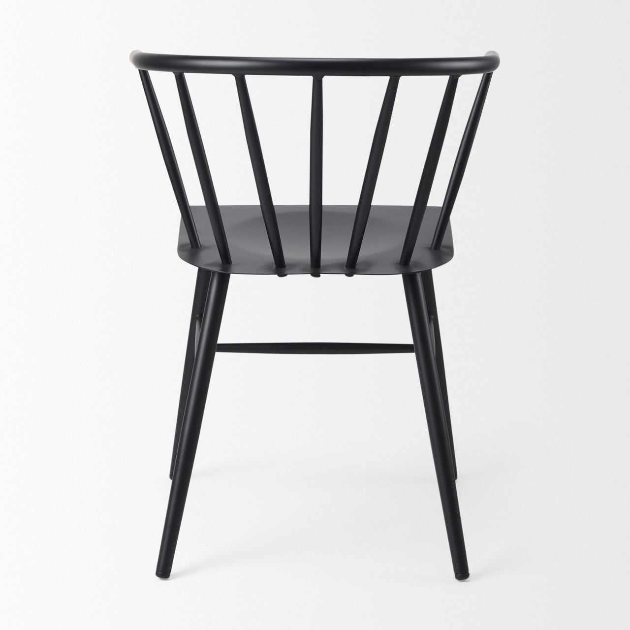 Colin 21.3L x 21.3W x 30.3H Black Metal Dining Chair