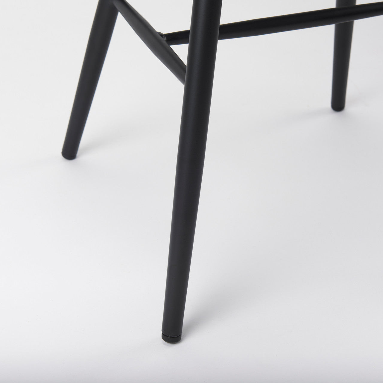 Colin 21.3L x 21.3W x 30.3H Black Metal Dining Chair