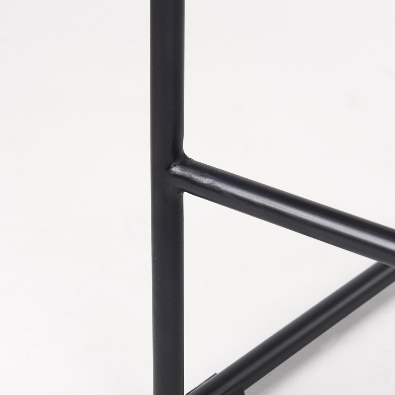 Givens 14.0L x 15.8W x 25.8H Natural Wood W/Black Metal Counter Stool