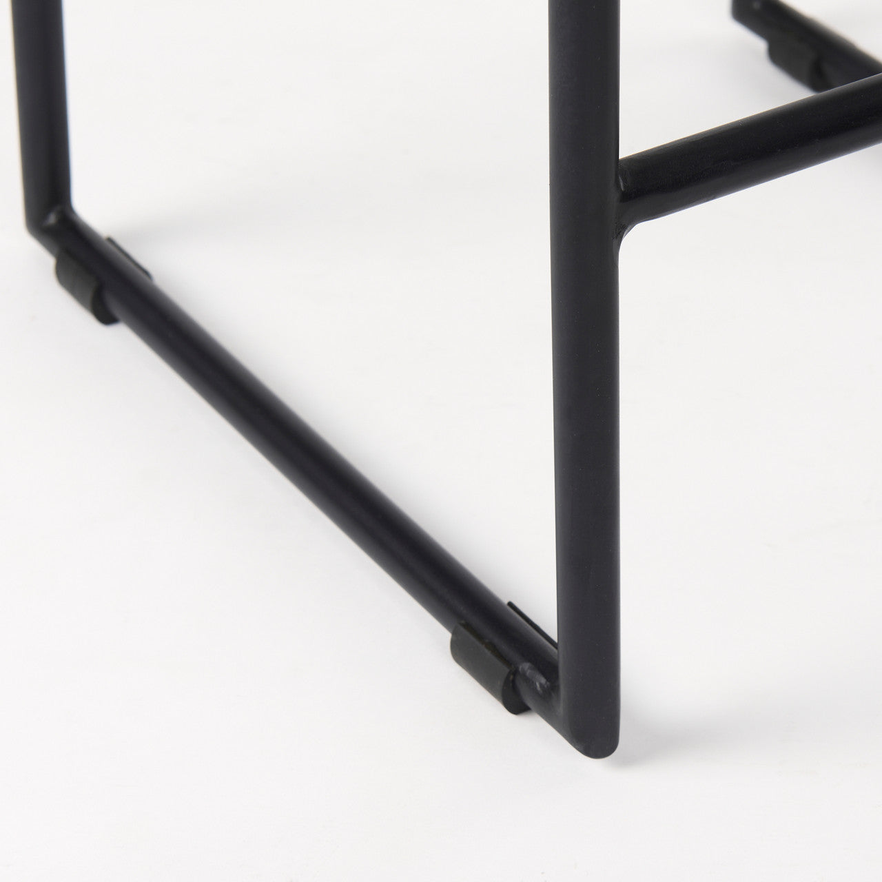 Givens 14.0L x 15.8W x 25.8H Natural Wood W/Black Metal Counter Stool