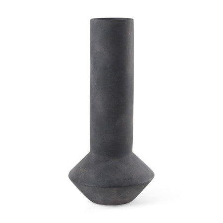 Esme Dark Gray Ceramic Vase