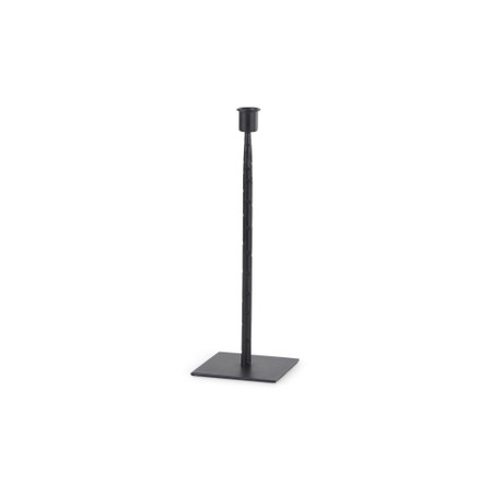 Porter Small Black Iron Candle Holder