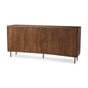 Lance 70.0L x 15.0W x 32.0H Medium Brown Solid Wood Sideboard