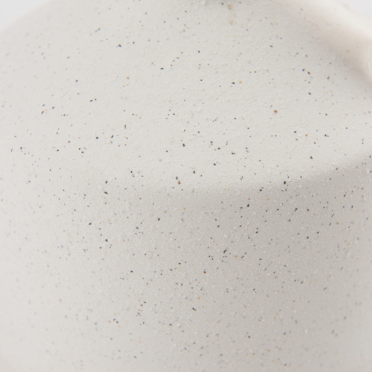 Burton 10.8H Small White Ceramic Jug Vase