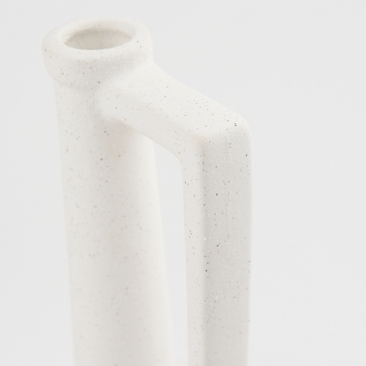 Burton 14.2H Medium White Ceramic Jug Vase