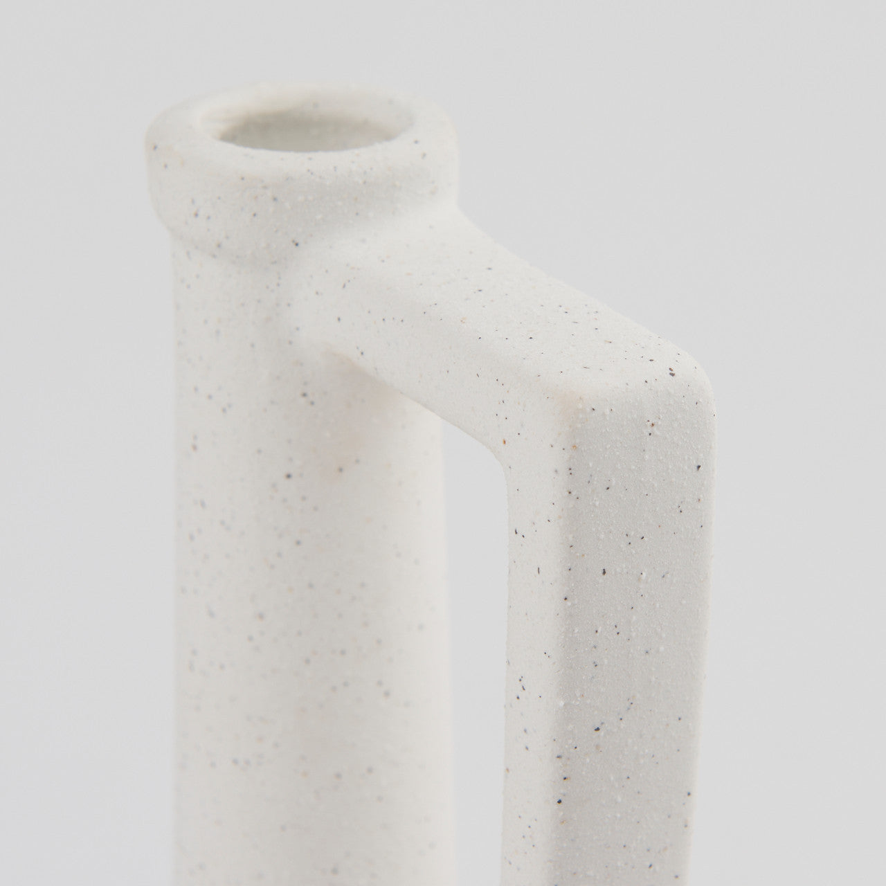 Burton 17.1H Large White Ceramic Jug Vase