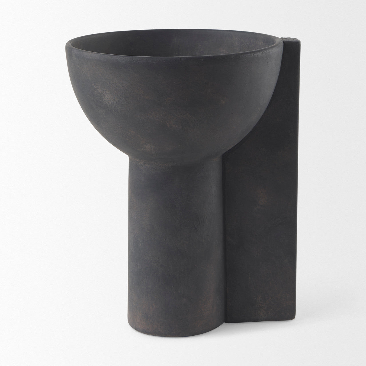 Sariah  9.1L x 8.3W x 10.8H Black Ceramic Vase